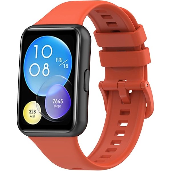 (6-pakkia) Rannekkeet yhteensopivat Huawei Watch Fit 2 Activen kanssa, pehmeät silikonista valmistetut urheilulliset vaihtoväriset rannekkeet vain Huawei Watch Fit 2 Active Edition -mallille