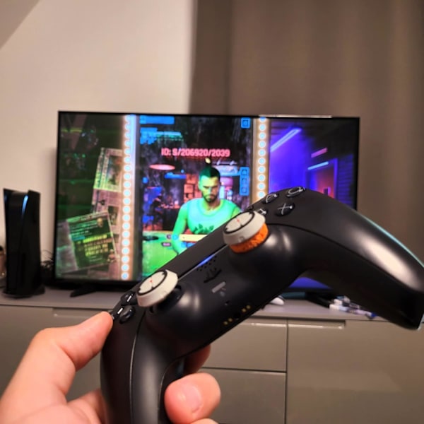 3D Thumbstick-hætter Grip-sæt Aim Assist Caps til XBOX/360/ONE Controller Tilbehør PS4 PS5 Controller Tilbehør, Stick Tilbehør set 2