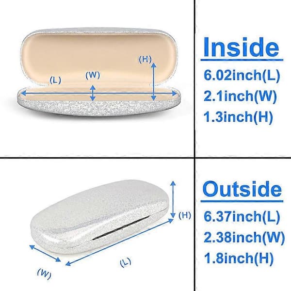 Unisex Hard Shell Brilleetui, Beskyttende Etui For Briller