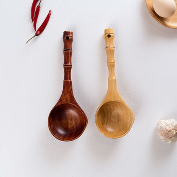 Træ Sauna Badeøse Ske Badebruser Lava Scoop Spa Tilbehør til Hammam Badeværelse 25*8.5*4.5Cm