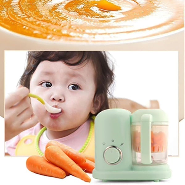 Babymatmaker, Pureématmaskin, Dampkoking og Mikser, Oppvarmer, Alt-i-ett Automatisk Matlaging, Automatisk