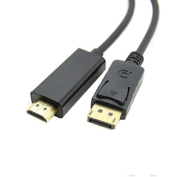 1,8 m forgyldt han til han DisplayPort til HDMI-adapterkabel