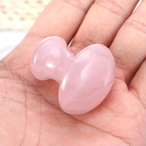 Gua Sha -hierontatyökalu - Sienimuotoinen kristalli kvartsi Guasha -kivi Gua Sha -raapimishierontatyökalu