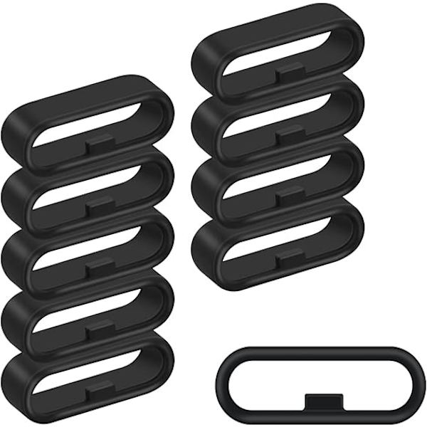 Klockarmbandsslinga, silikonklockarmbandsringar, 10 st, klockarmbands hållare för smart sportklocka