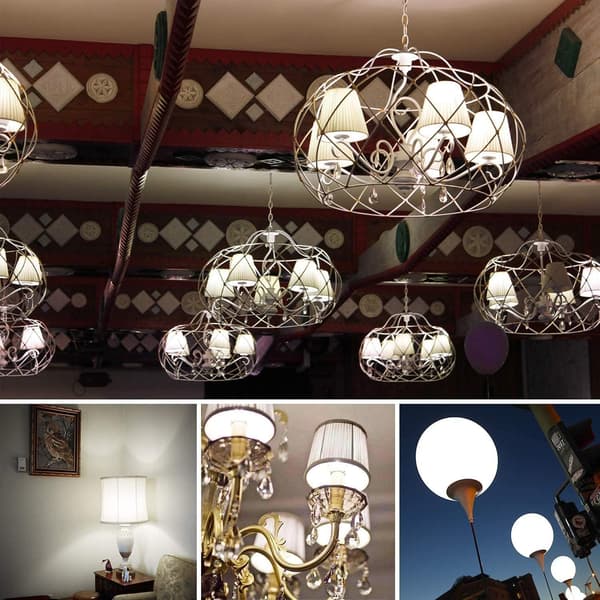 Majskolvs-LED-lampa, 32 watt, E27 Edison-skruvbas, vitt ljus, ej dimbar, 2-pack