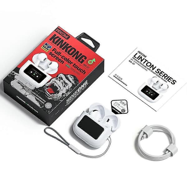 Type A WEKOME WS-27 Kinkong-Linton Series Smart Farveskærm Bluetooth Headset Trådløse Hovedtelefoner