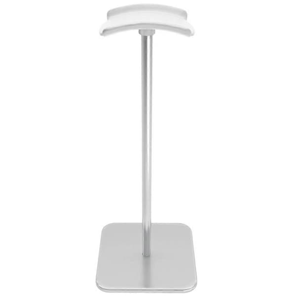 JD079 Hodetelefon Desktop Stativ Aluminium Legering + Silikon Gaming Headset Holder Rack - Sølv