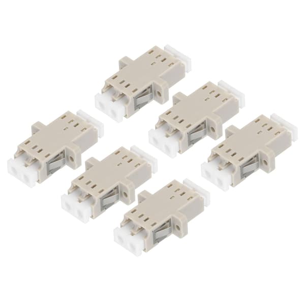 Lc Til Lc/Upc Fiber Optisk Kobling, Multimode Duplex Adapter, Lc-Lc/Upc, til Internet Netværksstik, 6 stk