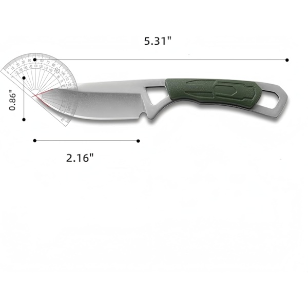 Fast Lomme Mini Bærbar Multifunktionel Skæreværktøj med Kæde til Have, Camping, Vandreture og Bushcraft