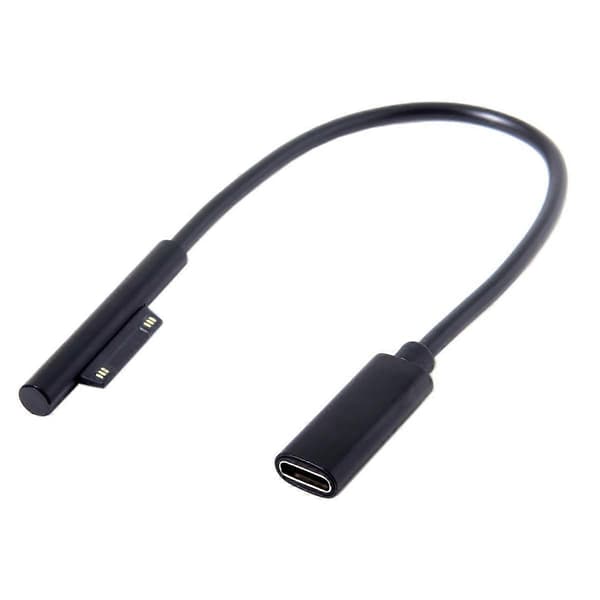 DC 15V Type-C USB-C Hunn til Surface Pro3 Pro4 Pro5 Pro6 Book Pro Ladekabel