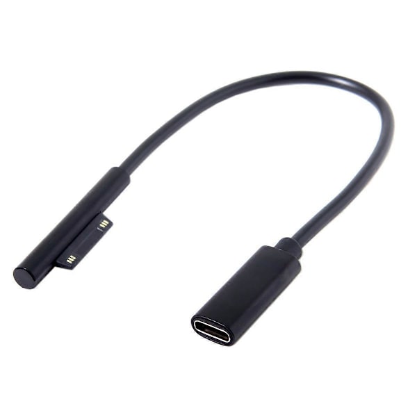 DC 15V Type-C USB-C Naaras Surface Pro3 Pro4 Pro5 Pro6 Book Pro Latauskaapeli