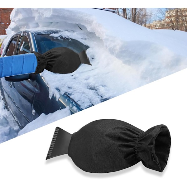 Jäänraappa auton tuulilasille, lumenpoisto pakkasnestehansikkaalla, jäänpoistaja auton tuulilasille, auton jäänraappatyökalu