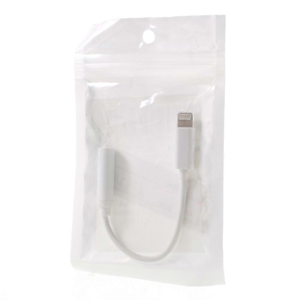 Lightning til 3,5 mm hun-hovedtelefonadapterkabel til iPhone 7/7 Plus, understøtter IOS10.3