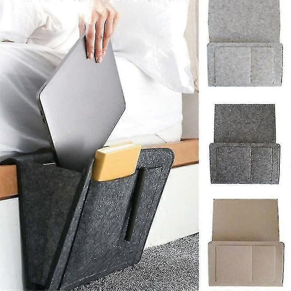 Filt Oppbevaringsorganisator for Sengen Anti-ip Sengepose Seng Sofa Sideveske Ha