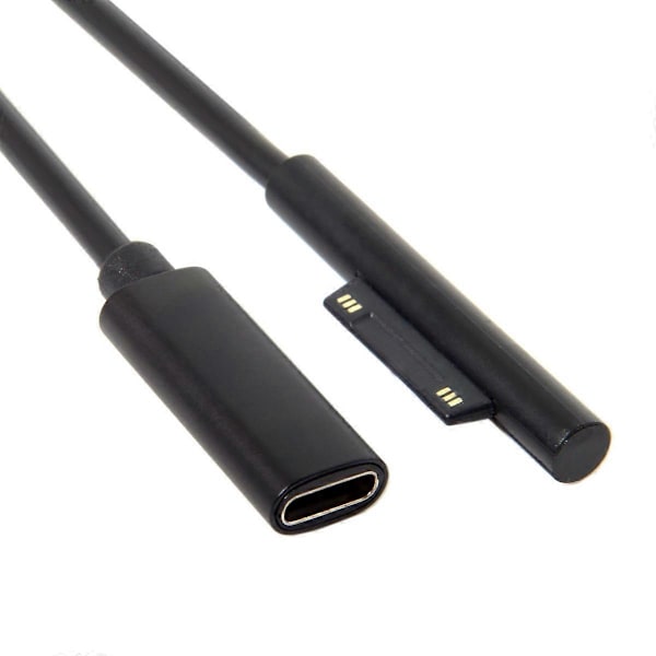 DC 15V Type-C USB-C Naaras Surface Pro3 Pro4 Pro5 Pro6 Book Pro Latauskaapeli