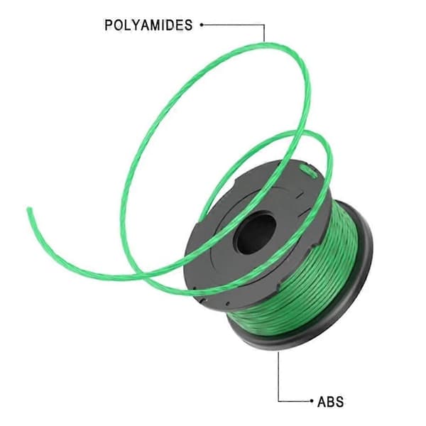6 stk. A6486 ABS-spole for Black &amp; Decker gressklipper nylontrådtrimmerhode
