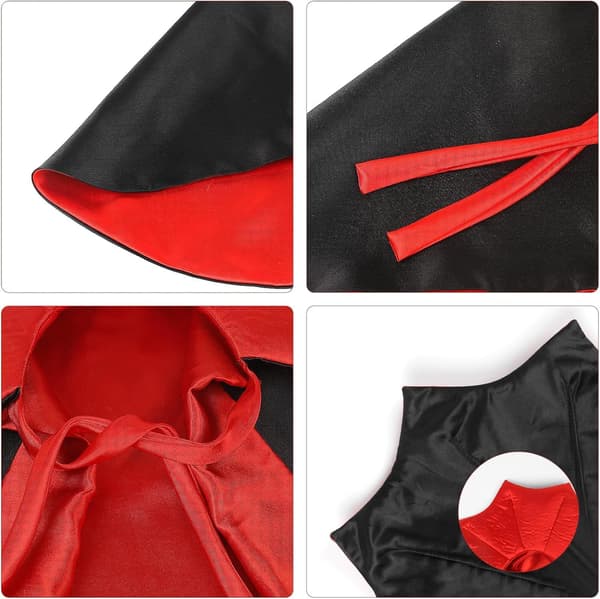 Halloween hunde- og kattekostumer, vampyrkappe, kæledyrs-halloweenkostume, kattekostume (M)