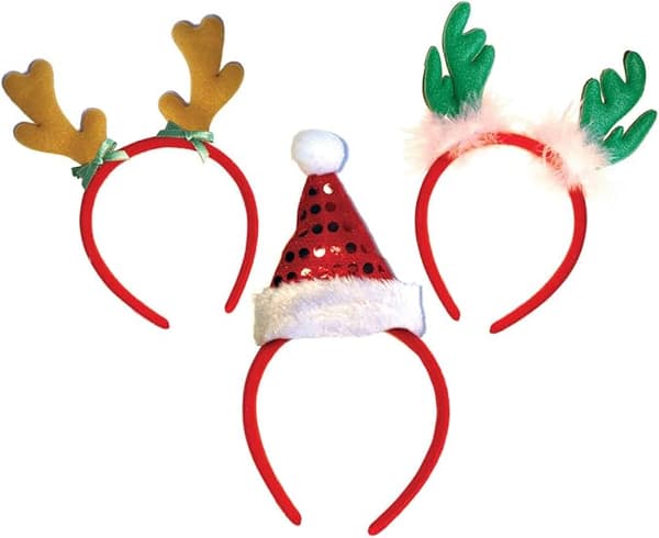 Hårband för jul - Kvinnor - Renhorns- & Tomtehatts-hårband - Barn & Vuxna
