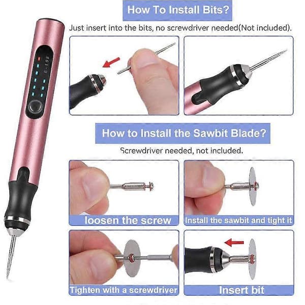 Tilpasset USB Genopladelig Graveringspen 37 Bits, Trådløs Bærbar