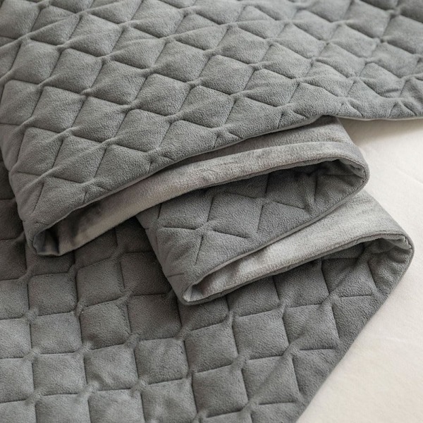 Sengekapper og matchende putetrekk, vendbare Jacquard sengekapper skjerf hjemmedekorasjon hotell sengetøy sengehåndkle beskyttelse