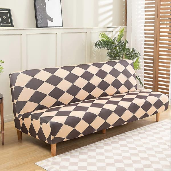 Sofföverdrag Utan Armstöd för Bäddsoffa Utan Armstöd, 115-145cm