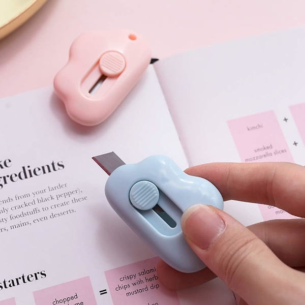 6 stk. Universal Kniver Eskeåpner Uttrekkbar Brevåpner Konvoluttåpner Papirkutter