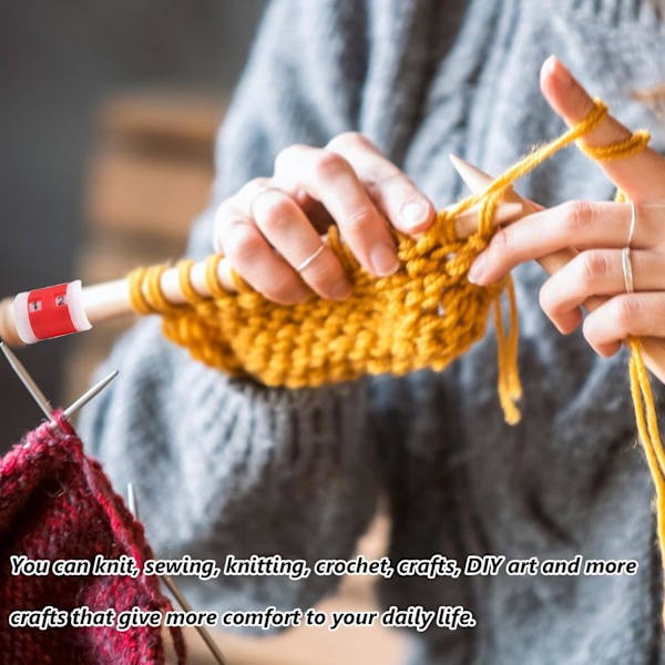 10 st Stickmarkörer Radräknare, Bärbara Sticktillbehör, för Stickning Syning Vävning Virkning DIY-konst