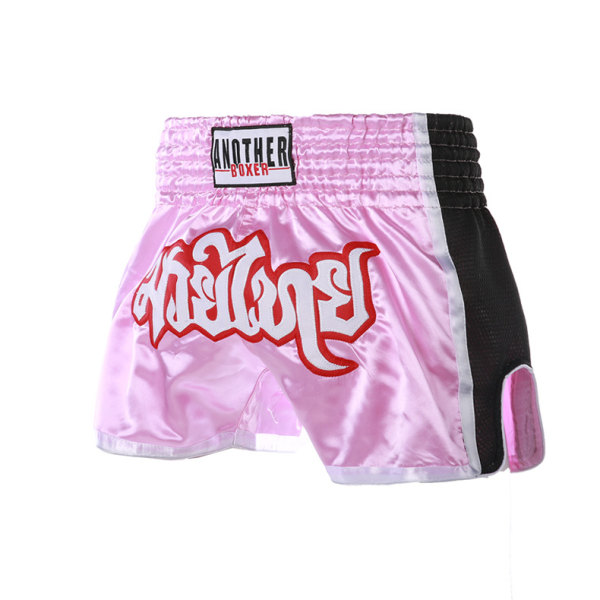 Muay Thai MMA Martial Arts Shorts Fighting Gym Träningsshorts pink XS
