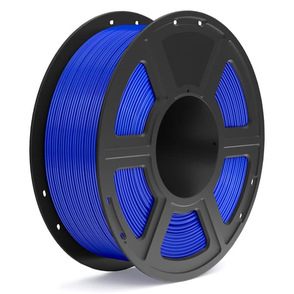 3D-printerfilament, 1,75 mm PLA+ 3D-filament, pent viklet filament, sterkt og robust, 1 kg spole (2,2 lbs), blå