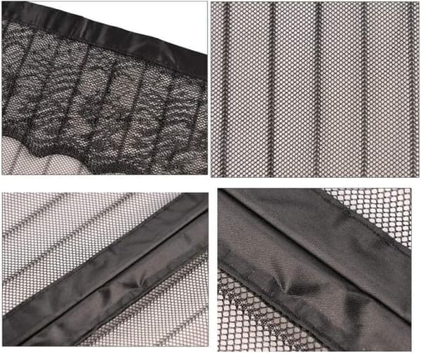 Vindusmyggnett – 80 cm (B) x 150 cm (H) – Svart – Materiale: Polyester – Moderne og minimalistisk stil
