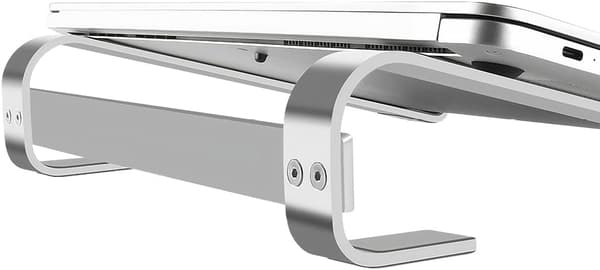 10-18 tommer bærbar computerstander – Universal ventileret bærbar computerstander kompatibel med MacBook, Notebook, ASUS, Acer osv. Aluminium