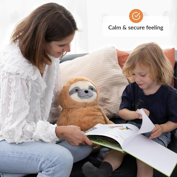 Plush för ångest | Lugnande nalle | Gosedjur Sloth | Ångestdjur | Maskintvättbar plysch | 50CM