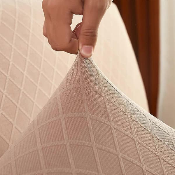 Sofföverdrag utan armstöd Stretch sofföverdrag rosa