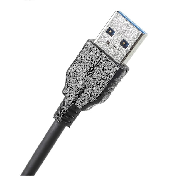 Til iPhone 15-serien 30 cm Type-C til USB 3.0 Han 3A Opladerkabel 5 Gbps Data Synkroniseringsledning