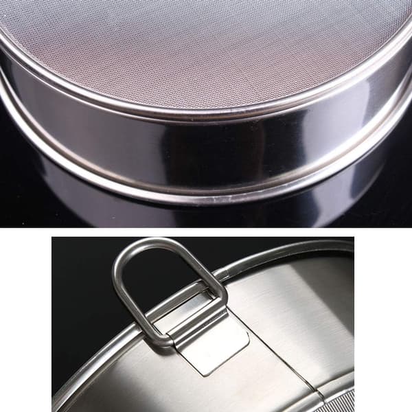 Mel sigte til bagning - Finmasket mel sigte (15 cm 60 mesh) - Premium rustfrit stål