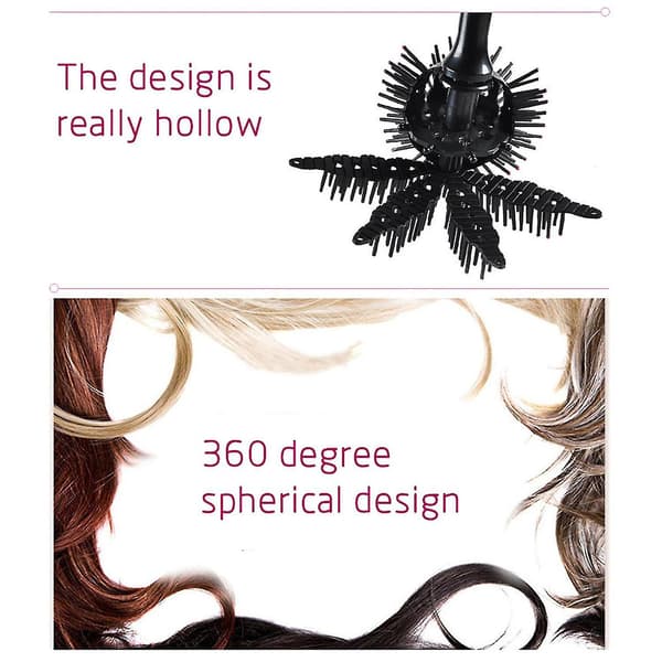3D Massasjekam Ball Krøll Hårstyling Kam