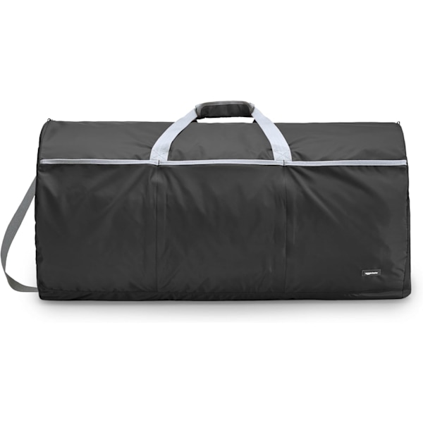 Stor reiseveske og gymbag, topphåndtak, weekendbag, duffelbag, 98L, svart