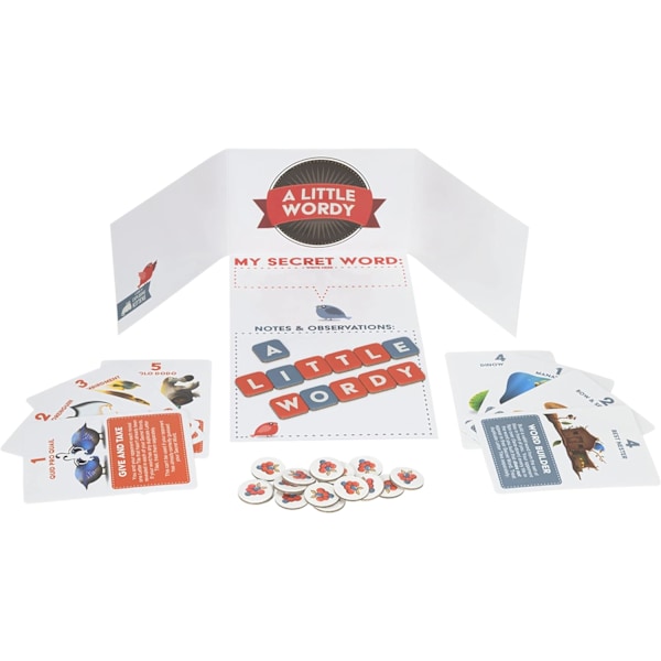A Little Wordy fra Exploding Kittens - 2 spillere - Alder 10+ - 15 minutters spilletid - Bokstavbrikkeordspill - Date Night-spill