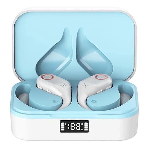 Typ B YW02 Bluetooth In-Ear Headset Hörlurar Trådlösa Hörlurar med Digital Display Laddningsfodral