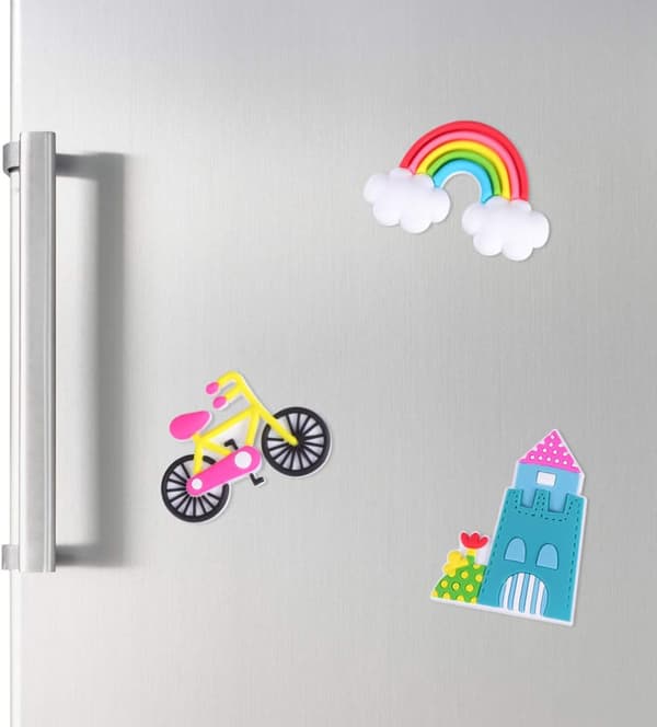 5 stk. Regnbue Køleskabsmagneter Farverige Køleskabsmagneter Kontormagneter