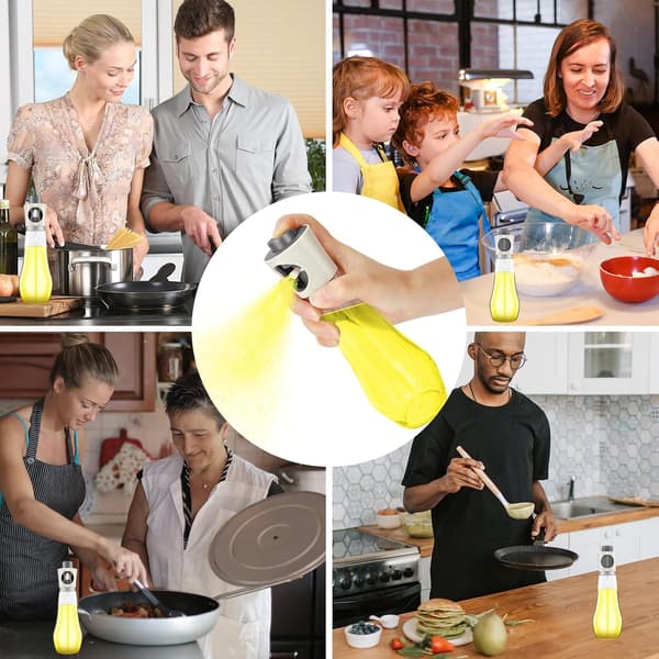 Matoljespruta, BBQ-spruta för matlagning, matoljedispenser, oljesprayflaska, olivoljespray för matlagning white