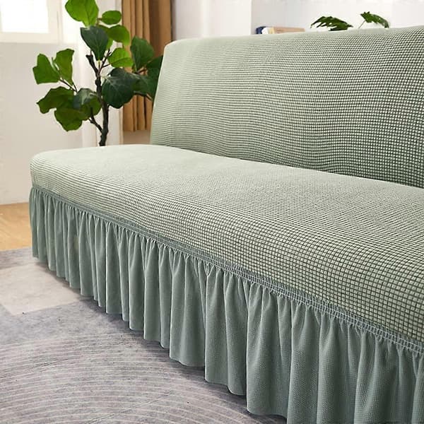 Sofatrekk uten armlener Stretch sofatrekk rosa