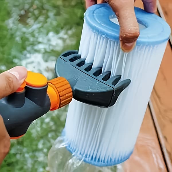 Pool Patron Filterrenser, Spa Filterrenser til Spabad Pool, Robust & Holdbart Kam Pool Filter Patron Renseværktøj