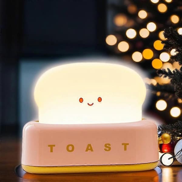 Toast Sovsal Dekor Nattlampa, Söt Bröd Nattlampa