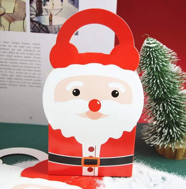 Julgodispåsar, 20 stycken julklappsaskar julaskar julgodisaskar för julmuffinsgodis barnkalaspåse