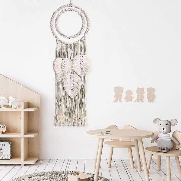 Bohemisk Drömfångare, Handgjord Stor Drömfångare Attrape Reve Väggdekor Bohemisk Deco Tapestry Macrame Väggbonad För Sovrum Vardagsrum Hem