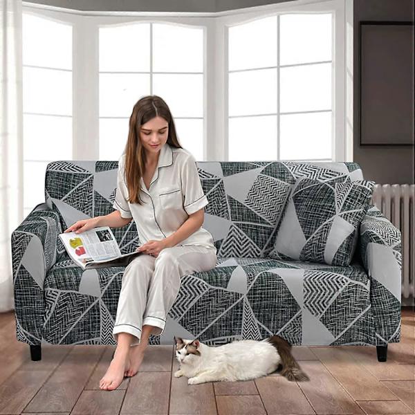 Elastiskt sofföverdrag halkfritt Jacquard elastiskt sofföverdrag för 1-sits soffa