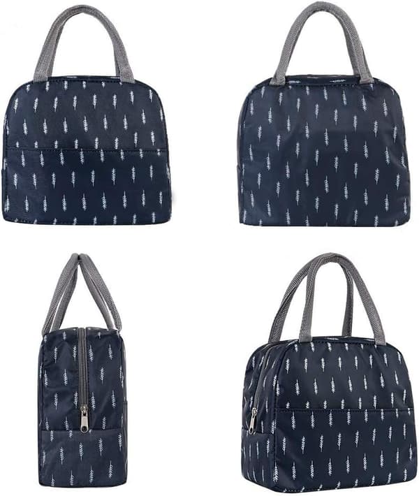 Termisk Matpose, Isolert Matboks Tote Bag for Kvinner, Vanntett Matboks, Isolert Matboks Organizer for Menn, Jenter, Gutter