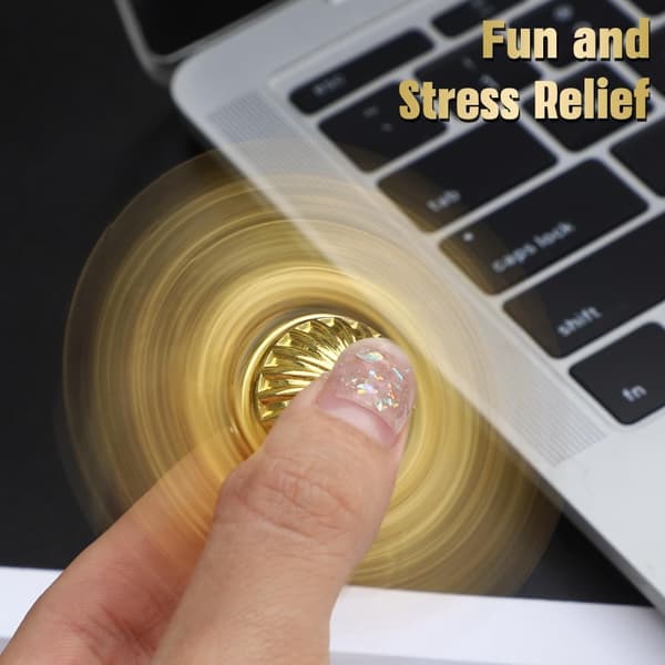 Cool Fidget Spinner för Barn Vuxna, Magic Orb Finger Hand Spinner Leksaker Stress Relief Boll Sensorisk Leksak