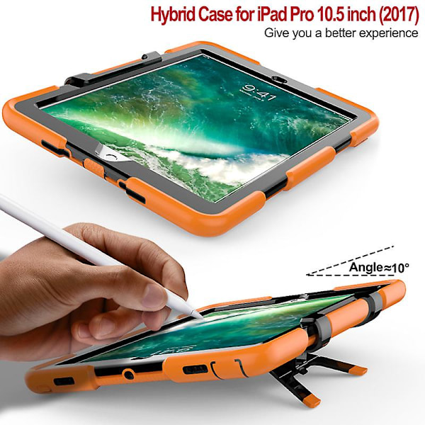 Kolmikerroksinen suojakotelo, yhteensopiva Ipad Air 3. sukupolven 10,5 tuuman 2019 mallin kanssa